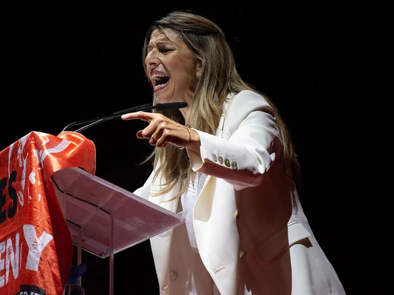 Yolanda Díaz, en un acto reciente