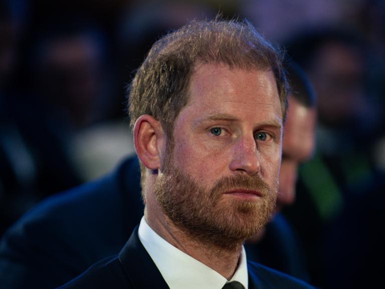El príncipe Harry en un acto en Ucrania