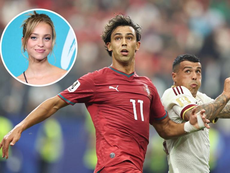 Magui Corceiro, João Félix y Pedro Perro