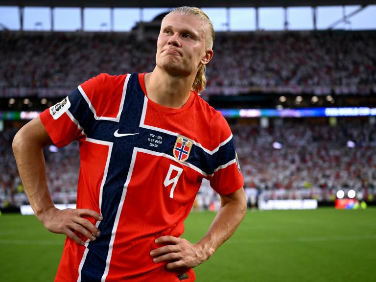 Erling Braut Haaland tras la derrota en cuartos de final del Mundial con Inglaterra.