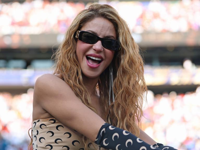 Shakira en la final del Mundial, después de su actuación en el 'show de medio tiempo'.