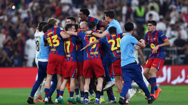 El Barça, campeón de la Supercopa de España.