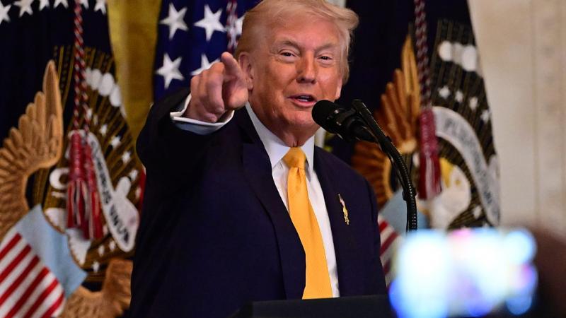 Donald Trump, durante un discurso