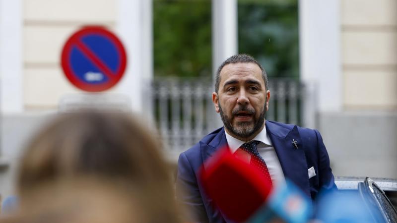 El empresario Víctor de Aldama a su llegada al Tribunal Supremo este miércoles