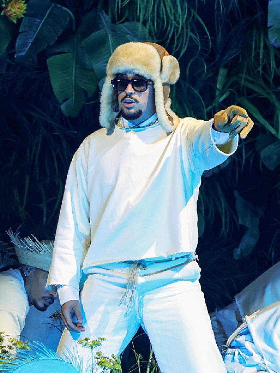 Bad Bunny durante los conciertos de su residencia en Puerto Rico.