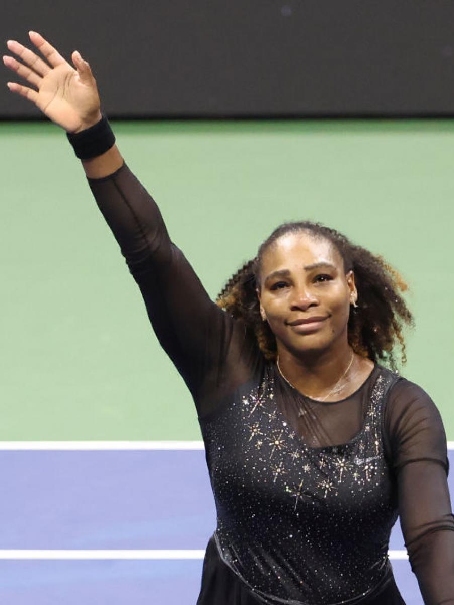 Serena Williams, en su último partido de individuales, en el US Open en septiembre de 2022
