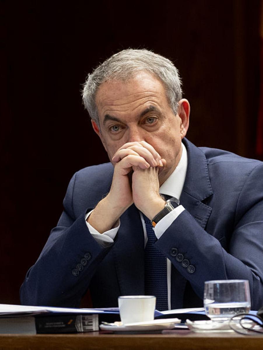 El expresidente del Gobierno, José Luis Rodríguez Zapatero