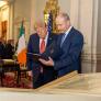 Trump apoya en Dublín reunificar Irlanda y los unionistas le responden: "Lo decidirá el pueblo y no comentarios desde Londres, Dublín o Washington"