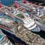 Se preguntan dónde acabaron muchos cruceros del mundo tras el COVID y dan con el 'cementerio de cruceros'