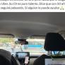Un conductor de Uber busca trabajo en su profesión original y cuelga un cartel en el asiento del copiloto que arrasa