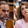 José Luis Ábalos y María Jesús Montero, en sendas imágenes de hace unas semanas