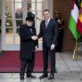 Pedro Sánchez recibe a Mahmoud Abbas en Madrid: "España caminará siempre de la mano de Palestina, un país amigo"