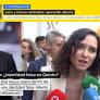 Isabel Díaz Ayuso llama "prensa del régimen" a TVE y Javier Ruiz le da una réplica para enmarcar