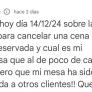 Se queja de que dan su mesa a otro cliente tras cancelar la reserva y la respuesta del restaurante es puro cachondeo