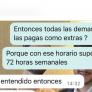 Un camarero pregunta qué pasa con las horas extra: lo que el dueño del bar se atreve a dejar por escrito es FLI-PAN-TE