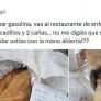 Para a echar gasolina, va al restaurante a pedir dos bocadillos y dos cañas y lo que le cobran asusta