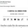 La carta al director de 'El País' de una mujer que hace cada fin de semana el trayecto del tren accidentado en Adamuz