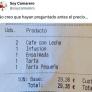 Pagan un pastón por un café y se abre el debate: "Nos parece que preguntar el precio de las consumiciones es de pobres"