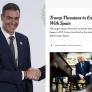 'The New York Times' explica las últimas 24 horas de España y Trump diciendo todo esto de Sánchez
