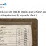 Enseña los precios de un bar de Asturias al cambiar al euro y muchos no dan crédito: "Alucinante"