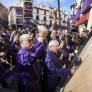 Antonio Resines se adelanta al protagonizar la Rompida de la Hora de Calanda en un Viernes Santo multitudinario
