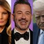 Trump pide la cabeza de Jimmy Kimmel por un chiste sobre viudas y Melania