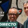 Vídeo en directo: rueda de prensa de Pedro Sánchez y el director general de la OMS