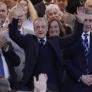 La seguridad del Bernabéu se enzarza con un aficionado del Real Madrid por una pancarta contra Florentino... y el lío llega al palco