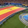 La bandera de España no está como toca en esta imagen pero tiene una explicación