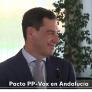 Juanma Moreno se gira a Manuel Gavira y lo que le suelta provoca la risa de los periodistas: "Ha aprendido rápido"