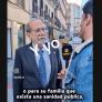 La reacción de un hombre sobre si prefiere que sus impuestos financien la sanidad pública o privada recibe un aplauso unánime