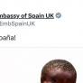 Más de 51.000 'me gusta' se lleva la Embajada de España en Londres al celebrar con esta foto el pase a cuartos del Mundial
