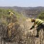 Los bomberos estabilizan el incendio de Orés (Zaragoza) tras calcinar 14.400 hectáreas en Zaragoza