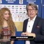 El corte de Shakira a Juan Carlos Rivero tras esta pregunta antes del España-Argentina: "No tengo una bola de cristal"