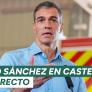 Pedro Sánchez visita las áreas afectadas de Castellón por los incendios