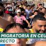 Entrada masiva de migrantes por el Tarajal, vídeo en directo