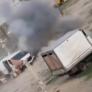 "Safari humano" en Ucrania: un dron ruso persigue a un vendedor de verduras en un mercado de Jersón