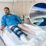 Un hombre acaba en el hospital tras ser mordido por un tiburón azul: "El pez era el que estaba en el sitio correcto"