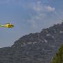 El incendio de Riglos sigue fuera de control y arrasa más de 15.000 hectáreas, pero San Juan de la Peña ya está a salvo