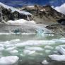 El mayor glaciar de los Alpes italianos ha perdido 12 millones de metros cúbicos de agua en un año y retrocede cada vez más rápido: 265 metros solo desde 2023