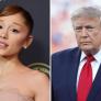 Ariana Grande se planta ante Trump por utilizar una de sus canciones: "No vuelvas a usar mi música; tu verdad es falsa"