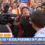 Indignación por el intento de agresión a un periodista de TVE en plena concentración por Ceuta en el Congreso: "Únicamente intentábamos informar"