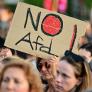 "Basta ya": el grito de (solo) 5.000 personas en Berlín contra la ultraderecha