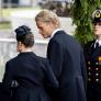 Marius Borg, de nuevo uno más de la familia en el funeral de Harald de Noruega