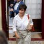 La "tragedia" del desahucio de Maricarmen desde los pasillos del Congreso: "La vivienda arrasará a este Gobierno"
