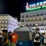 Centenares de personas acampan en la Puerta del Sol para protestar por la crisis de vivienda