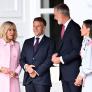 La visita de Estado de los Macron a España: Letizia, con el vestido de las recepciones, impuntualidad reincidente y el gesto entre Sánchez y el presidente de Francia