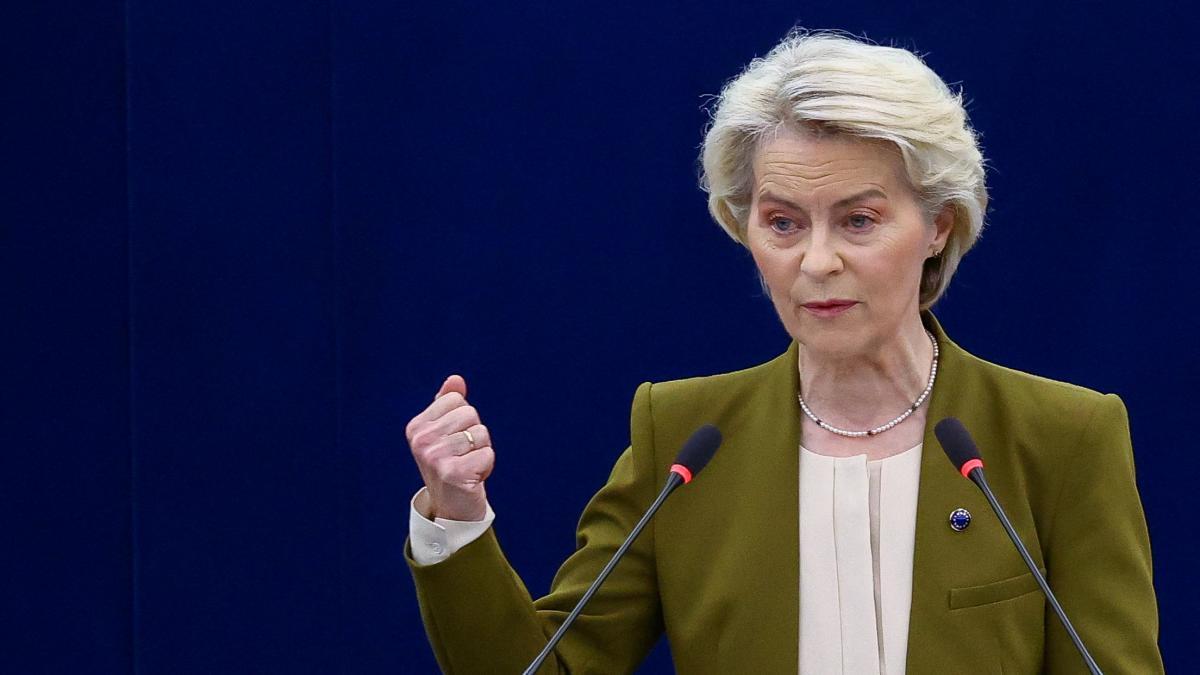Von der Leyen anuncia una alianza de drones y un fondo de reparaciones para Ucrania: &quot;Es Rusia quien debe pagar&quot;