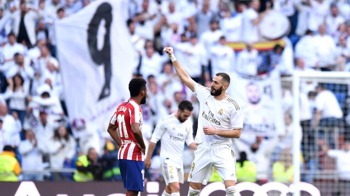 El Real Madrid gana el derbi al Atlético con un gol de Benzema (1-0)