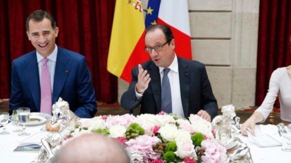Las imágenes de los reyes en París